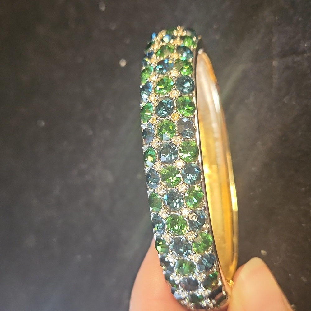 Swarovski Blue and Green Crystal Bracelet